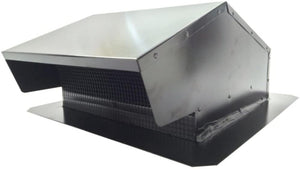 Builders Best Blk Metal Roof Vent Cap - 6" X 8" Univ