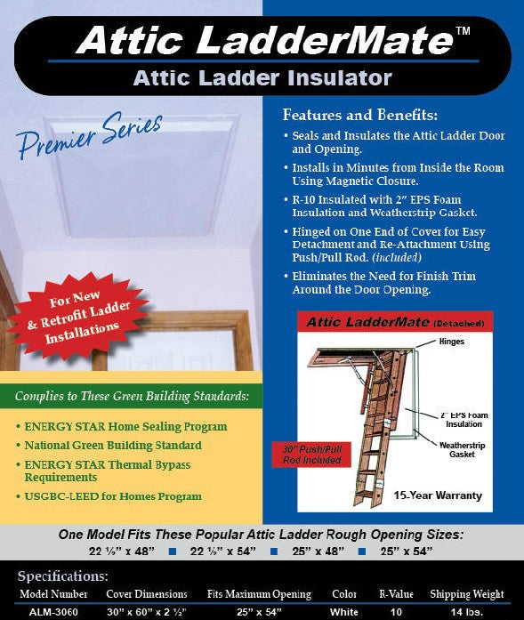 Attic Laddermate-30 X60x 2.25 Insulator